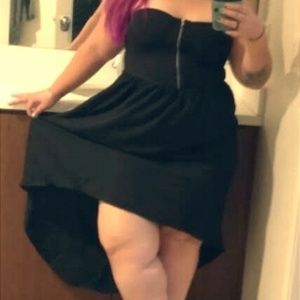 Black Hi Lo Dress